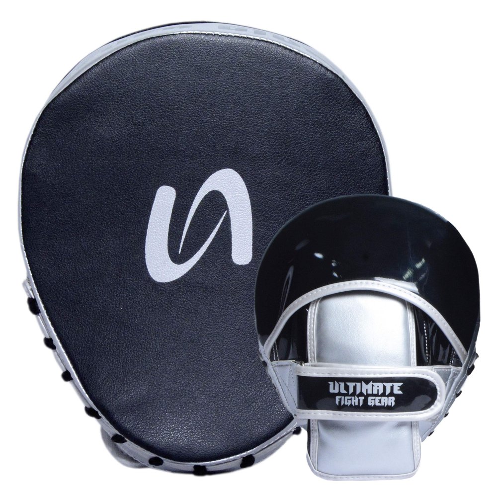 Ultimate Professional Punch Mitt - Boxing MMA Muay Thai Training (Black)