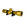 DB TAC INC 4x32 Anodize Gold Color Mil-dot Reticle Slug Scope Picatinny Weaver Mounted Aluminum Hunting Optics Accessory view 2