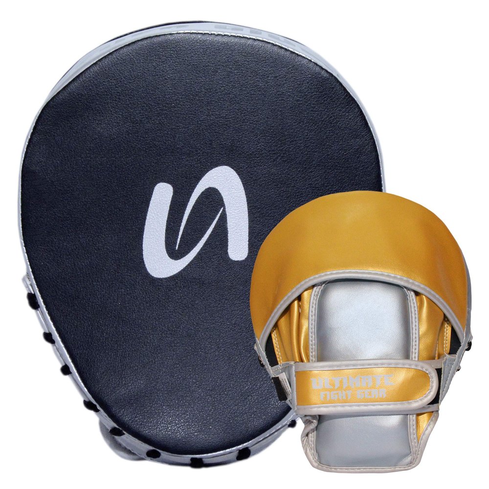 Ultimate Professional Punch Mitt - Boxing MMA Muay Thai Training (Gold)