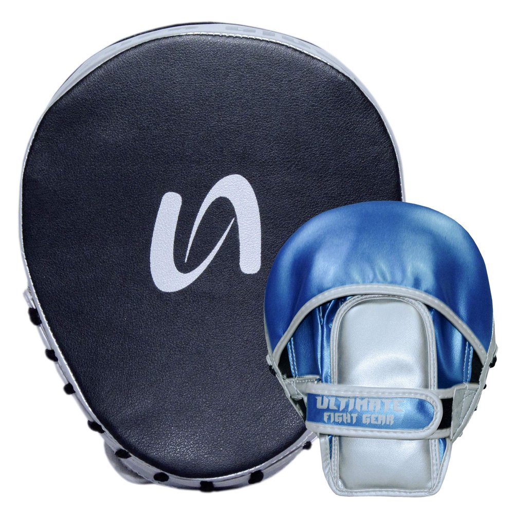 Ultimate Professional Punch Mitt - Boxing MMA Muay Thai Training (Blue)
