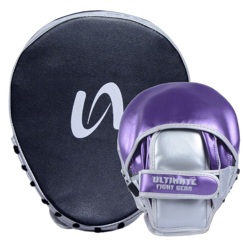 Ultimate Professional Punch Mitt - Boxing MMA Muay Thai Training (Purple)