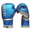 UFG Ultimate - Pro Boxing Gloves Training and Fight - MMA Boxing Muay Thai - Super Shinning Flourcent Colors (Blue, 12 Oz) view 3