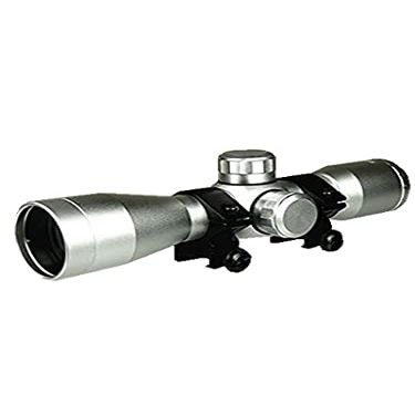 DB TAC INC 4x32 Anodize Silver Color Mil-dot Reticle Slug Scope Picatinny Weaver Mounted Aluminum Hunting Optics Accessory