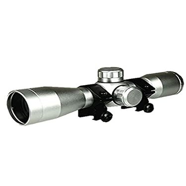 DB TAC INC 4x32 Anodize Silver Color Mil-dot Reticle Slug Scope Picatinny Weaver Mounted Aluminum Hunting Optics Accessory