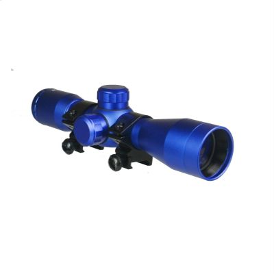DB TAC INC 4x32 Anodize Blue Color Mil-dot Reticle Slug Scope Picatinny Weaver Mounted Aluminum Hunting Optics Accessory