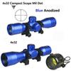 DB TAC INC 4x32 Anodize Blue Color Mil-dot Reticle Slug Scope Picatinny Weaver Mounted Aluminum Hunting Optics Accessory view 2