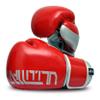 Ultimate - Pro Boxing Gloves Training and Fight - MMA Boxing Muay Thai - Super Shinning Flourcent Colors (Red, 14 Oz) view 1