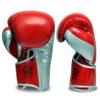 Ultimate - Pro Boxing Gloves Training and Fight - MMA Boxing Muay Thai - Super Shinning Flourcent Colors (Red, 14 Oz) view 3