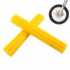 Yellow Spoke Skins Covers: 8-21 inch Rims Protector & Decoration for Dirt Bike | Mountain Bike | Bicycle | Wheelchair | Motorcycle - 72 Pcs view 1