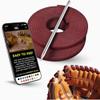 TOFL Maroon Softball and Baseball Glove Lace Kit | Mitt Lace Glove Repair Lacing Kit | 2 Leather Laces with Lacing Needle for Catchers Glove| Maroon view 1