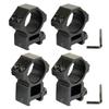TACFUN 30mm Scope Rings for Picatinny Rail (2pcs High Profile + 2pcs Low Profile - Pack of 4) view 1