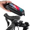 WILD MAN Rainproof Phone Holder Type Handlebar Bike Bag with Touch Screen for MTB Mountain Road Bike Cycling (X3,Black) view 3