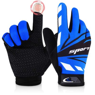 Accmor Touch Screen Cycling Sport Gloves, Women Teens Fishing Gloves, Breathable Non-Slip Bike Riding Gloves for Fishing Cycling Hunting Climbing Outdoor Sports