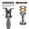 BeneLabel 360 Swivel Heavy Bag Ceiling Hanger with Spring 220 LBs Capacity Punching Bag Mount Spring Boxing Bag Hardware Bracket with Carabiner view 3