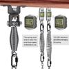 BeneLabel 360 Swivel Heavy Bag Ceiling Hanger with Spring 220 LBs Capacity Punching Bag Mount Spring Boxing Bag Hardware Bracket with Carabiner view 4