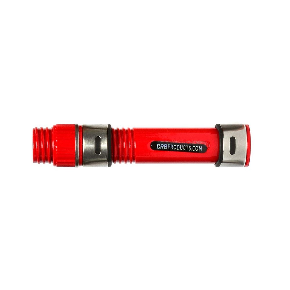 CRB Color Series Painted Graphite Spinning Rod Reel Seat - #16 Red & Silver