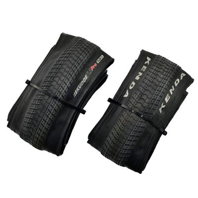 KENDA K1233 Kudos Pro 20x1.75 120TPI Folding SCT Single Tread Tire, Black, 2 Tire, KD2212