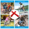 Red Spoke Skins Covers: 8-21 inch Rims Protector & Decoration for Dirt Bike | Mountain Bike | Bicycle | Wheelchair | Motorcycle - 72 Pcs view 3
