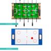4-in-1 Kids 32" Multi-Game on Floor Table Set Air Hockey, Foosball, Table Tennis, Pool Billiards, Home Family Game Room Indoor Competition, Leisure Sports Sports Style, Wooden Table, Gift for Children view 2