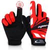 Accmor Touch Screen Cycling Sport Gloves, Women Teens Fishing Gloves, Breathable Non-Slip Bike Riding Gloves for Fishing Cycling Hunting Climbing Outdoor Sports