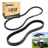 10L0L Clutch Drive Belt & Starter Generator Belt Kit for Club Car DS 1997-up, Club Car Precedent 2004-up Gas Golf Cart, Replace OEM 101916701 1016203 view 1