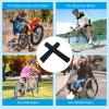 Black Spoke Skins Covers: 8-21 inch Rims Protector & Decoration for Dirt Bike | Mountain Bike | Bicycle | Wheelchair | Motorcycle - 72 Pcs view 3