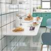 WANGPP Wall-Mounted Folding Table, Workbench Drop Leaf Tablefor Bedroom Bathroom Kitchen,RestaurantMulti Size view 1