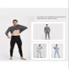 Legou Men's Long Johns V-Neck Constant Temperature Thermal Underwear Sets with Fleece Lined Grey XXXXXXXL view 3