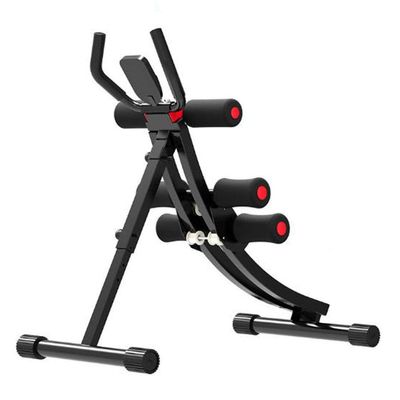 Women's Fitness Equipment Home Abdomen Sports Thin Waist Machine Gym Fitness Equipment Abdominal Muscle Shaping Exercise Equipment (Color : Black, Size : 40 * 90 * 93cm)