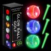 Crestgolf Glow in The Dark Golf Balls with Glow Tees, Super Bright Light Up LED Balls with 12-Minute Reset Timer, Fun Gift for Men and Women Kids, Backyard Putting Greens (Mixed Color, 3 PCS) view 1