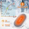 BESKAR Rechargeable Hand Warmer, 5200mAh Electric Hand Heater, Double-Sided Heating, USB Quick Charge, Portable Pocket Hand Warmer for Outdoor, Golf, Raynauds view 3