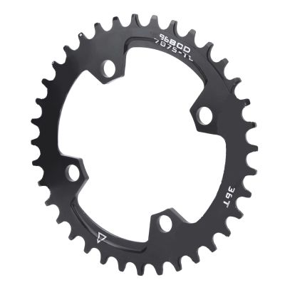 AYNEFY Bike Chainring,96 BCD Bike Narrow Wide Round Chainring Single Chain Ring Round Chainring Mountain for Mountain 32T 34T 36T