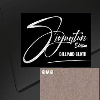 DB Entertainment Company Billiard Pool Table Fabric Cloth Bed and Rails (Khaki, 8' Billiard Pool Table Cloth)