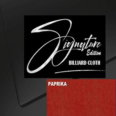 DB Entertainment Company Billiard Pool Table Fabric Cloth Bed and Rails (Paprika, 9' Billiard Pool Table Cloth)