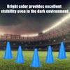 cyrico 9 Inch Cones Sports, 15 Pack Soccer Training Cones Agility Field Parking Safety Blue Plastic Traffic Cones for Football Basketball Drills, Indoor and Outdoor Games Activity view 4