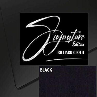 DB Entertainment Company Billiard Pool Table Fabric Cloth Bed and Rails (Black, 9' Billiard Pool Table Cloth)