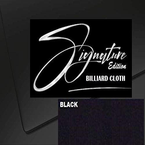 DB Entertainment Company Billiard Pool Table Fabric Cloth Bed and Rails (Black, 7' Billiard Pool Table Cloth)