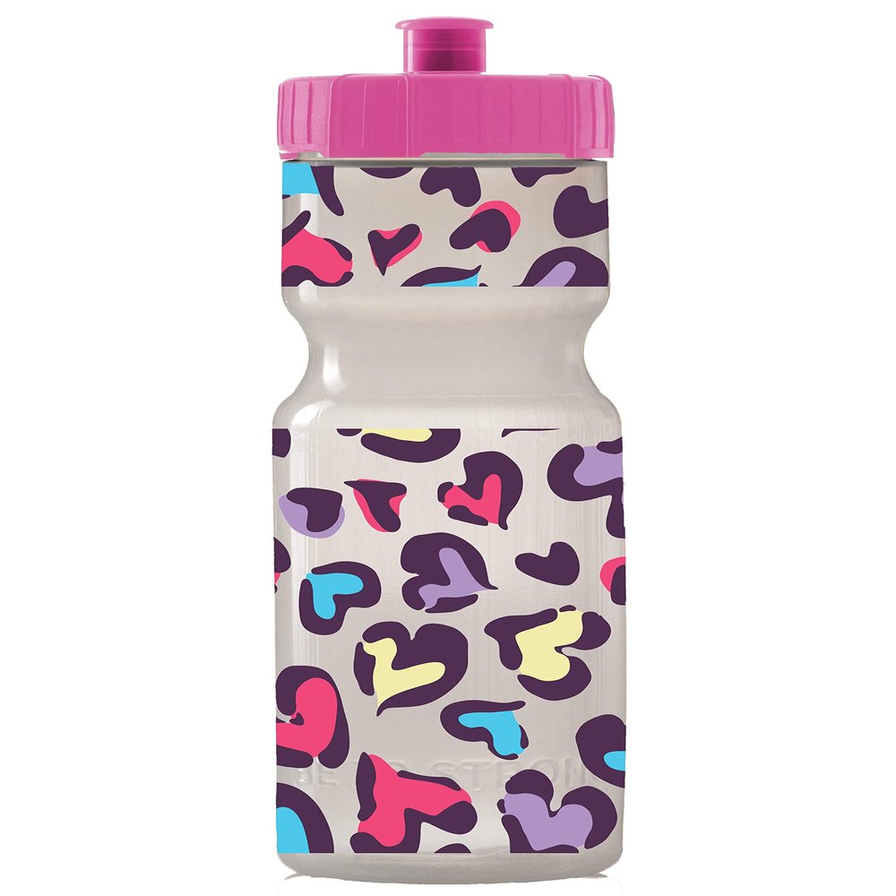 50 Strong 22oz Kids Sports Squeeze Water Bottle for Girls  BPA-Free with Pull Top Cap  Durable & Reusable for School, Sports & Everyday Use  Made in USA