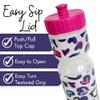 50 Strong 22oz Kids Sports Squeeze Water Bottle for Girls  BPA-Free with Pull Top Cap  Durable & Reusable for School, Sports & Everyday Use  Made in USA view 4