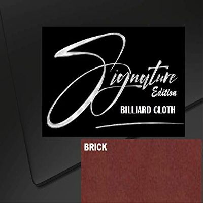 DB Entertainment Company Billiard Pool Table Fabric Cloth Bed and Rails (Brick, 7' Billiard Pool Table Cloth)