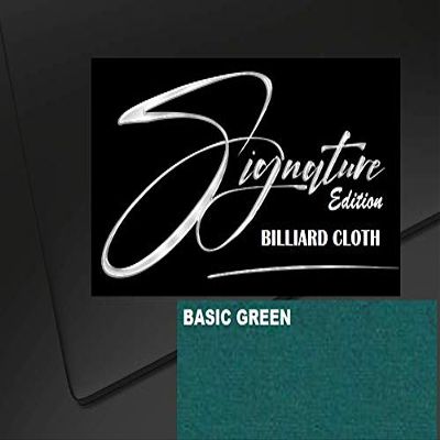 DB Entertainment Company Billiard Pool Table Fabric Cloth Bed and Rails (Basic Green, 8' Billiard Pool Table Cloth)