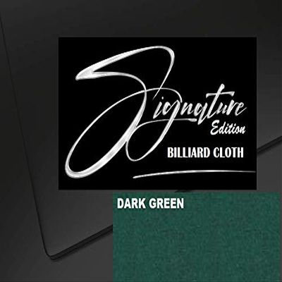 DB Entertainment Company Billiard Pool Table Fabric Cloth Bed and Rails (Dark Green, 10' Billiard Pool Table Cloth)