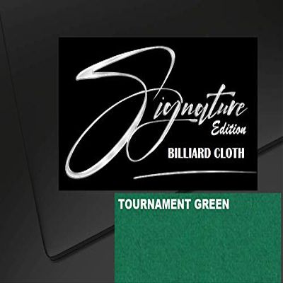 DB Entertainment Company Billiard Pool Table Fabric Cloth Bed and Rails (Tournament Green, 10' Billiard Pool Table Cloth)