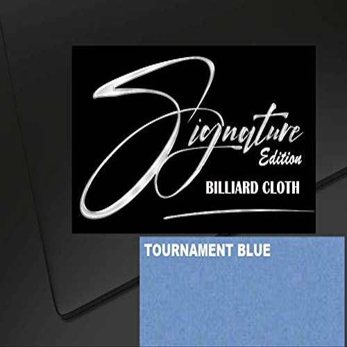 DB Entertainment Company Billiard Pool Table Fabric Cloth Bed and Rails (Tournament Blue, 8' Oversize Billiard Pool Table Cloth)