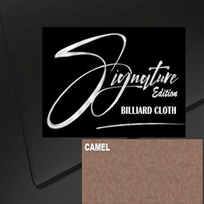 DB Entertainment Company Billiard Pool Table Fabric Cloth Bed and Rails (Camel, 7' Billiard Pool Table Cloth)