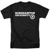Binghamton University Official Block Text Unisex Adult T-Shirt, Black, 5X-Large view 1