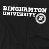 Binghamton University Official Block Text Unisex Adult T-Shirt, Black, 5X-Large view 2