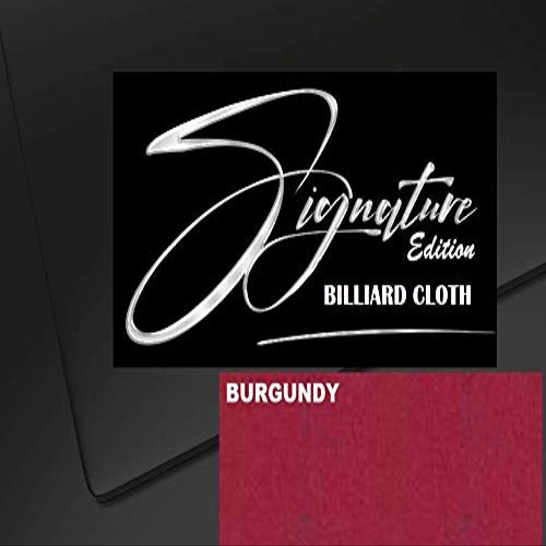 DB Entertainment Company Billiard Pool Table Fabric Cloth Bed and Rails (Burgundy, 10' Billiard Pool Table Cloth)