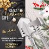 PATHWAY NORTH Survival Shovel and Camping Axe  Stainless Steel Tactical Survival Multi-Tool and Survival Hatchet Equipment for Outdoor Hiking Camping Gear, Hunting, Backpacking Emergency Kit(Silver) view 2