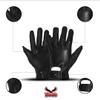 Hugger Glove Company Men's Seamless Riding Water Resistant Leather Glove Black (Large, Black) view 3